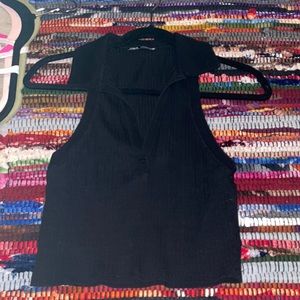 ZARA Collard Tank Top